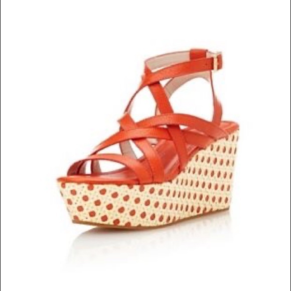 ROSEGOLD | ADDY ORANGE WEDGES - Picture 9 of 9